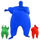 AirSuits Inflatable Fat Chub Suit Second Skin Fancy Dress Party Costume- BLUE