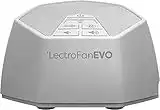 LectroFan Evo - White Noise Machine and Non-Looping Fan Sounds with Sleep Timer (White)