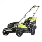 Ryobi OLM1833B 18V ONE+ Cordless 33cm Lawnmower (Body Only), Anthracite/Green