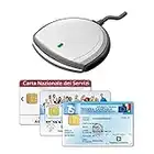 SCR3310 V2.0 - NUOVO Lettore USB per la tessera Sanitaria Carta Nazionale dei Servizi TS-CNS, attivazione SPID, Firma Digitale, Accesso al fascicolo Sanitario FSE, Plug & Play