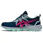 ASICS Women's Gel-Venture 8 Running Shoes, 7.5, MAKO Blue/Pink GLO