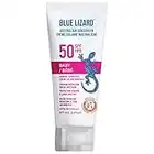 BLUE LIZARD Baby Broad Spectrum Mineral Sunscreen Lotion, SPF 50+, Water Resistant with Smart Cap Technology - 89 ml Tube