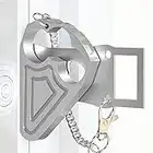 Portable Door Lock, Hotel Door Locks for Travelers Metal, Prevent Unauthorized Entry, Apartment Essentials, Home Security, Traveling Essentials