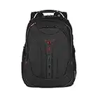 WENGER Pegasus Deluxe Laptop-Rucksack mit Tabletfach, Notebook 14 bis 16 Zoll, Tablet bis 10 Zoll, 25 l, Damen Herren, Büro Business-Reisen Uni, Schwarz, 606492