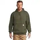 Carhartt Men's Loose Fit Midweight Sweatshirt, Moss, Large Green