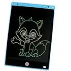 Yuning Tableta de Escritura LCD Color, 12 Pulgadas Tablet Escritura Pantalla Colorido Infantil, Tablero de Dibujo electrónico, Tableta Grafica Dibujo Niños Adecuada para el Hogar Escuela Oficina, Azul