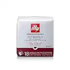 illy Coffee, Intenso Espresso Coffee Capsules, Dark Roast, 100 Percent Arabica Coffee, Pack of 6 x 18 Capsules