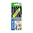 Pilot Frixion Erasable Rollerball Pen Set - Black, Pack of 5