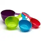 TIJAR® Measuring Cups, Colorful Measuring Cups Set for Liquids & Dry Ingredients & General Kitchen Use, Perfect for Baking for The Full Family, Multi Use