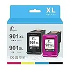 Penguin 901XL Rigenerato Cartucce Per HP 901 XL Compatibile Officejet 4500 J4500 J4524 J4525 J4535 J4540 J4550 J4560 J4580 J4585 J4600 J4640 J4660 J4624 J4680 J4680C G510a G510g G510n Nego e Colore