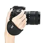 JJC Microfiber Leather Hand Grip Hand Straps for Nikon Canon Olympus Sony Fujifilm DSLR Camera with Arca Type Plate