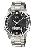 Casio Herrenarmbanduhr mit Solar und Funk und Titanarmband