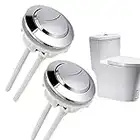 Pulsanti Del Serbatoio Dell'Acqua Del Wc, 2 Pcs Pulsante Per Lo Sciacquone Del Wc, Pulsanti Per Wc a Doppio Scarico, Sostituzione Dei Pulsanti Dello Sciacquone Del Wc, per Toilette