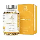 Vitamine D3 Naturelle Haute Concentration 5000 UI - Vitamine D avec Huile d’Olive Extra Vierge pour Absorption Optimale - Vitamines pour les Fonctions Osseuse, Musculaire, Immunitaire - 365 Gélules