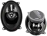 Sound Way - Haut-parleurs Enceintes 2 Voie 9 x 15 cm - 6x4 100 Watts pour Voiture