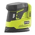 RYOBI - Lijadora Triangular 18V ONE+ - Plato 100x140mm, Mango Bimaterial, Trampilla de Aspiración - Ø Oscilación 1,8mm, 22000osc/min - Incluye 6 Abrasivos, sin Batería ni Cargador - R18PS-0