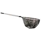 Frabill Sportsman Seamless Rubber Landing Net with Telescoping Handle, Premium Landing Net