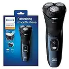 Philips Norelco Shaver for Men Rechargeable Wet/Dry Mens Electric Shavers Electric Razor for Men- Modern Steel Metallic