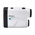 Nikon Coolshot 20 GII Golf Laser Rangefinder, with Extra Battery Kit, White with Blue Trim - 16744