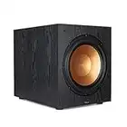Klipsch Synergy Black Label Sub-120 12” Front-Firing Subwoofer with 200 Watts of continuous & 400 watts of Dynamic Power, and Digital Amplifier for Powerful Home Theater Bass in Black
