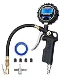 AstroAI Digital Tire Pressure Gauge with Inflator, 250 PSI Air Chuck and Compressor Accessories Heavy Duty with Quick Connect Coupler, 0.1 Display Resolution for Car, SUV, Truck, Motorcycle, RV