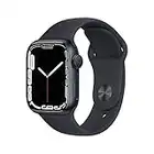 Apple Watch Series 7 [GPS 41mm] Smart Watch w/Midnight Aluminium Case with Midnight Sport Band. Fitness Tracker, Blood Oxygen & ECG Apps, Always-On Retina Display, Water-Resistant