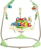 Fisher-Price Saltador Animalito de la Selva con luces y sonidos para bebé +1 año (Mattel K7198), Exclusivo en Amazon