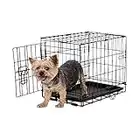 EveryYay Essentials 1-Door Folding Dog Crate, 18.5" L X 12.5" W X 14.5" H