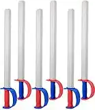 Click N' Play Multi-Pack - Large 27" Foam Swords for Kids Parties & Pretend Play - Pirate, Ninja, & Knight Swords, Set of 6