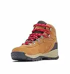 Columbia womens Newton Ridge Plus Waterproof Amped Hiking, Elk/Mountain Red, 10 US