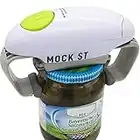 MOCK ST Electric Jar Opener, Restaurant Automatic Jar Opener for Seniors with Arthritis, Weak Hands, Bottle Opener for Arthritic Hands