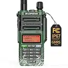 Baofeng GMRS Radio GMRS-9R Rechargeable Handheld Radio Waterproof IP67 Two Way Radio (Upgrade of UV-5R) Walkie Talkie with NOAA Scanning&Receiving, GMRS Repeater Capable