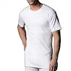 Abanderado Termal algodón Invierno C/Redondo Camiseta térmica, Blanco (Blanco 001), Large (Tamaño del Fabricante:L/52) para Hombre