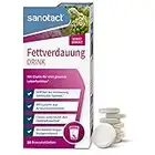 sanotact Fettverdauung Drink • 20 vegane Brausetabletten mit Cholin + Artischocken - Fruchtextrakt • Brausetabletten für eine schnelle Verdauung • Unterstützen den Fettstoffwechsel