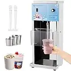 Frullatore per Gelato Commerciale Frullato/Tè al Latte/Bevande/Yogurt Gelato/Sbattitore per Gelato 500-7800 giri/min Regolabile con 3 Tazze per Gelateria/Tea al Latte/Negozio di Bibite 220V