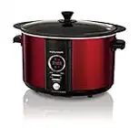 Morphy Richards Sear and Stew Digital Slow Cooker 6.5L 461012 Red Slowcooker