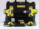 DEWALT 18V Cordless XR LI-ION Combi Drill & Impact Driver Twin Pack DCZ298S2T