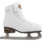 LMNADE Curve Vegan Friendly White Figure Ice Skates Ideal Beginner to Intermediate Ice Skates - Perfect Figure Skates for Girls, Kids, Adults and Women