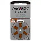 Rayovac 312 - batterie per apparecchi acustici PR41, 312AE, A312, DA312, P312 PR312H (confezione da 120)