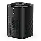 Air Purifiers for Bedroom, H13 True HEPA Filter for Home large Room, Air Filter with Sleep Model, 24db Filtration System, 360° Air Intake for Pet Dander Dust Pollen Smoke Allergie, Black