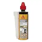 SIKA Scellement chimique rapide pour fixation d'objets lourds, Résine époxy, Ton Pierre, 165 ml