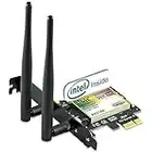 Scheda WiFi Intel 6E Scheda di rete 5400Mbp/s Adattatore Wireless PCI Express AX210N Bluetooth 5.2 | MU-MIMO | OFDMA | Latenza ultra bassa