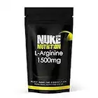 Nuke Nutrition L Arginine Capsules 1500mg - 60 Capsules - Nitric Oxide Supplement for Men & Women to Improve Muscle Strength, Endurance & Mass - Nutritional Pre Workout - Nitric Acid Pills for Energy