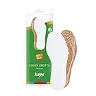 Kaps Cork Frotte Kids, Semelles pour Chaussures d'Enfants en Tissu Éponge et Liège, pour Fraîcheur et Hygiène, Taille Ajustable à Découper, Toutes Tailles Disponibles, Fabriquées en Europe, 1 Paire