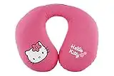 Cojin para coche para niños - en forma de U - Hello Kitty - Almohadilla cervical – Rosa