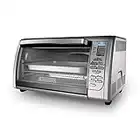 BLACK+DECKER Countertop Convection Toaster Oven, Silver, CTO6335S