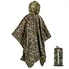 Azeekoom Poncho Impermeabile, Multifunzionale Stuoia Campeggio Coperta da Picnic con Sustodia per All'aperto Picnic Trekking Campeggio Pesca Caccia Escursione