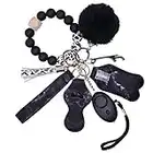 CHPITOS Safety Keychains Full Set for Women Portable Protection Keychain Set for Kid Personal Alarm Bracelet Keychain Set