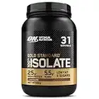 Optimum Nutrition ON Gold Standard 100% Isolate Pure Whey Protein, Naturally Occurring BCAAs and Glutamine, Pre and Post Workout, Chocolate Flavour, 31 Servings, 930 g