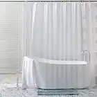 meioro Doublure de Rideau de Douche Transparente PEVA imperméable, Doublure de Douche résistante à la moisissure pour Salle de Bain, avec Crochets en Plastique (Transparent, 120×180cm)